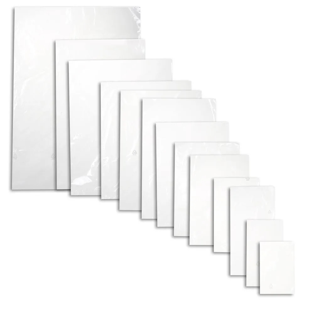 Pochette transparente sans fermeture