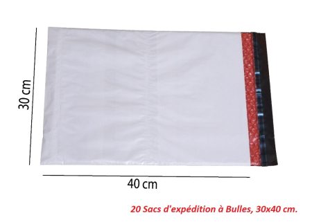 Sac d’expédition à Bulles rouge
