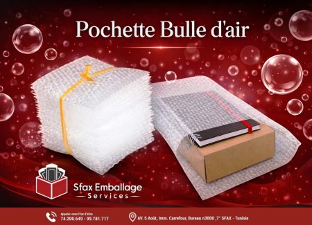 Pochette bulle d'air Transparente 40ù