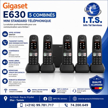 Gigaset E630 – 5 combinés