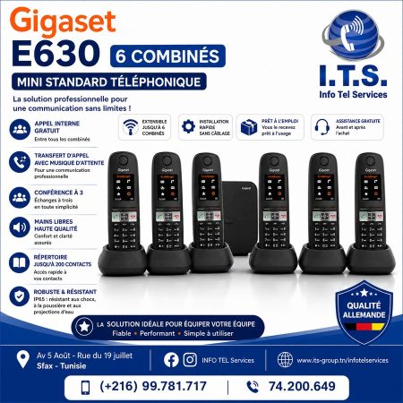 Gigaset E630 - 6 combinés