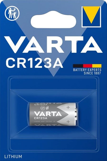 Pile Lithium VARTA CR123A – 3 V